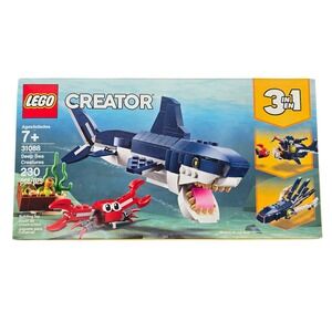 LEGO New 31088 Deep Sea Creatures Shark Building Toy Kids Creator 3-in-1 Set